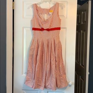 Bernie Dexter Polka dot Susie dress size small